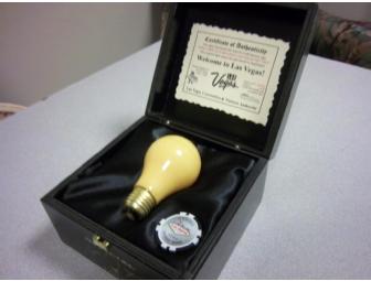 Welcome to Las Vegas sign = original light blub (NDY#12)