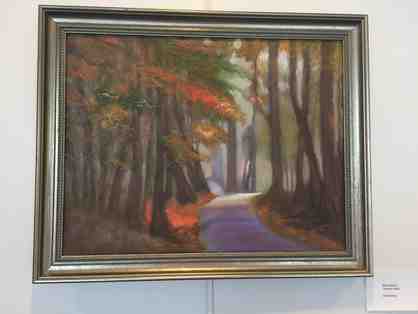 "Autumn Walk" Oil Painting