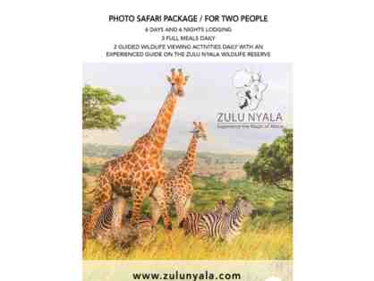 African Photo Safari - 6 nights for 2 guests