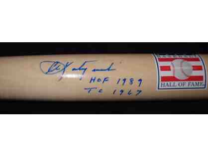 Baseball Bat Signed by Baseball Hall of Famer Carl Yastrzemski (Yaz)