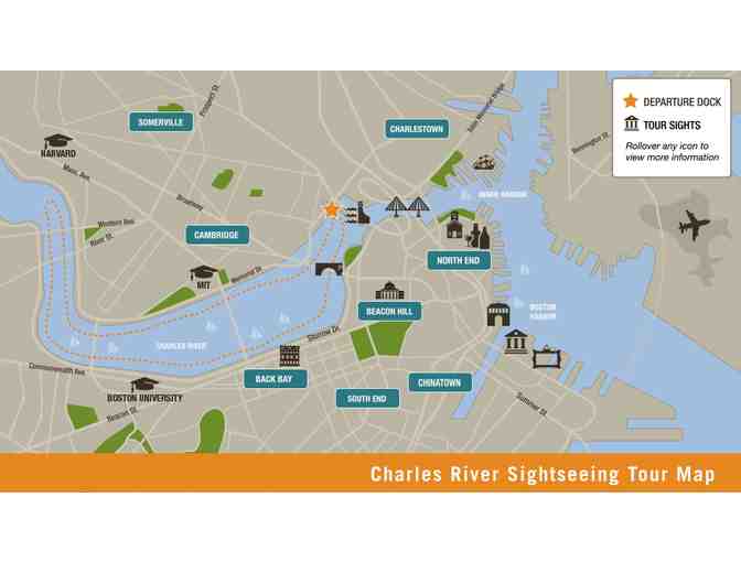 Charles Riverboat Cruise around Boston