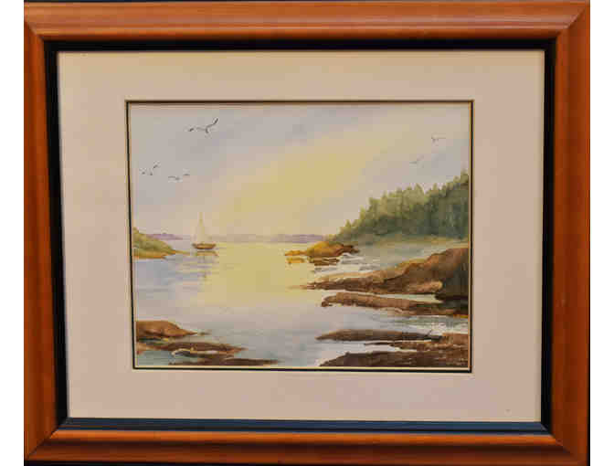 'The Mountain Is Out' - 2 Beautiful NW Scenery Watercolors by Artist Marlene Saunders