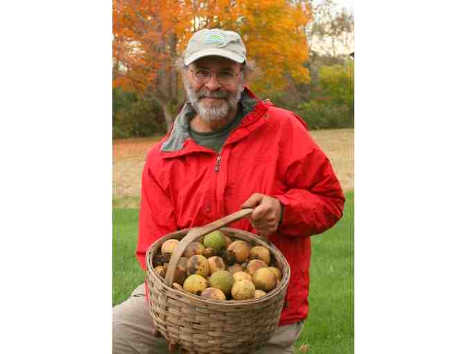 Signed Copy of Russ Cohen's Foraging Book and Bag of Hickory Nuts