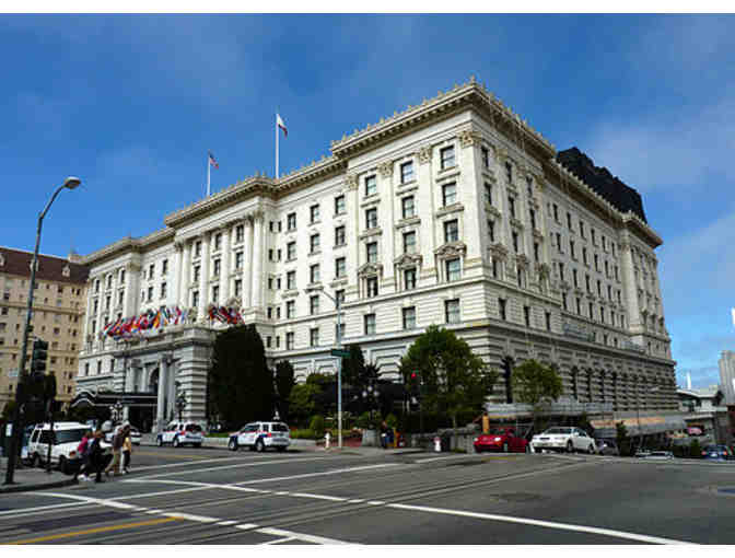 Fairmont Hotel San Francisco:  One night Exterior King room + Breakfast for 2