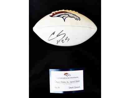 Autographed Denver Broncos Football