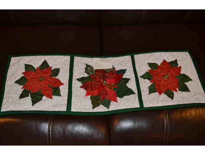 Hand-Applique Holiday Table Runner B