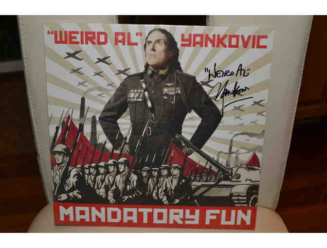 Autographed Weird Al Record