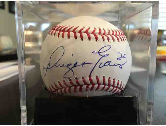 Autographed Dwight Evans Baseball with Case