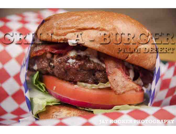 Grill-A-Burger Palm Desert  - $20 Gift Certificate for Lunch and Dinner