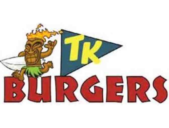 TK Burger Truck and Catering for 100 and Music by SATISFACTION!