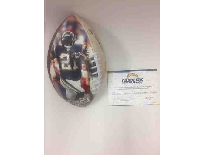 Los Angeles Chargers -LaDainian Tomlinson Signed Commemorative Football