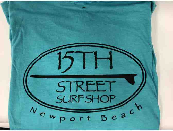 15th Street Surf Shop Turquoise Shirt - Photo 1