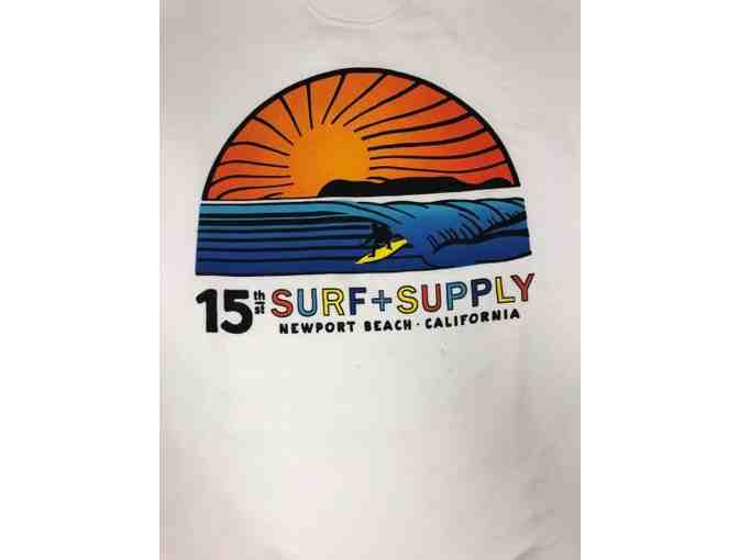 15th Street Surf Supply White Sweatshirt - Photo 1