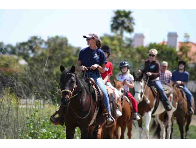 Huntington Central Park Equestrian Center - One Hour Guided Trail Ride for 2