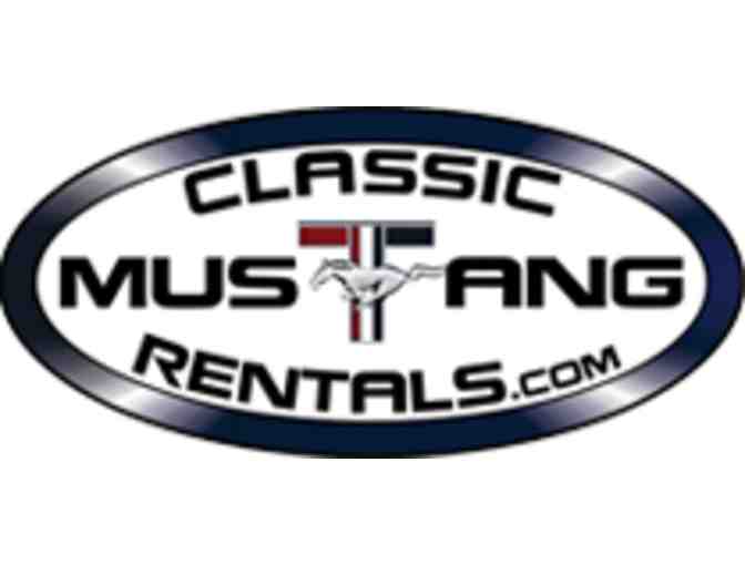 Classic Mustang Rentals - 1 Day Rental of 1965 Mustang Covertible