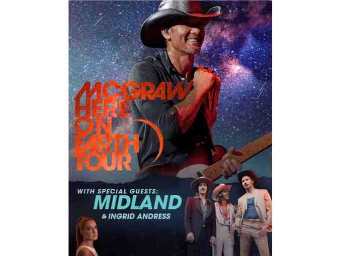 Tim McGraw, Luke Combs with Midland Concert Tickets - Floor Seats