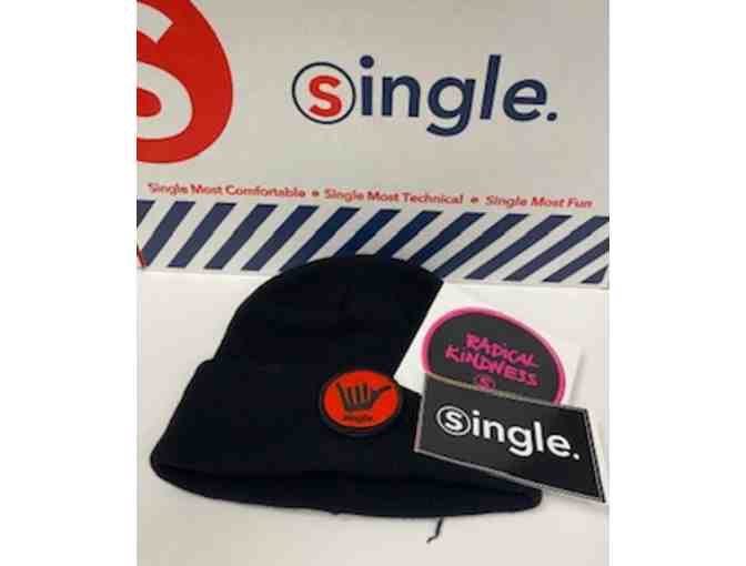 Fins, Beanie + Stickers by SINGLE FIN CO.