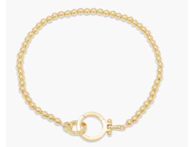 Gorgana- Parker Beaded Bracelet in Gold