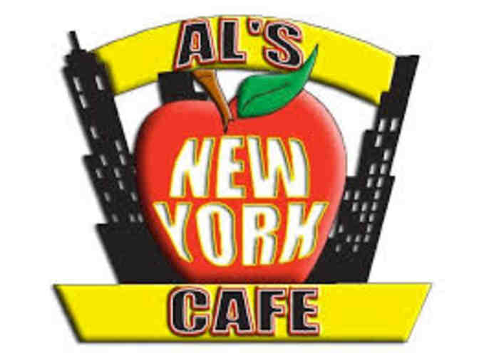 Al's NY Cafe $20 Gift Card