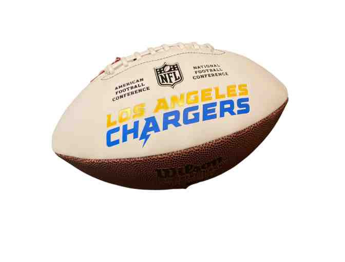 Los Angeles Chargers Signed Football by Gerald Everett