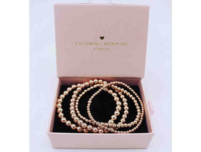 Charming Newport Rose Gold Filled Bracelet Set