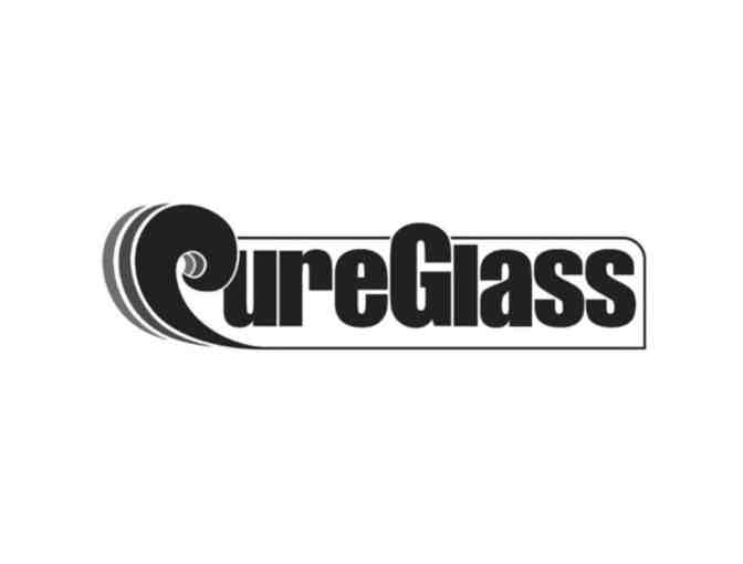 PureGlass- Surf Board Traction Pad, Leash + Fins