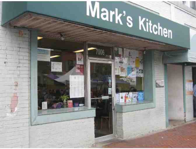 $20 gift certifcate to dine at Mark's Kitchen in Takoma Park