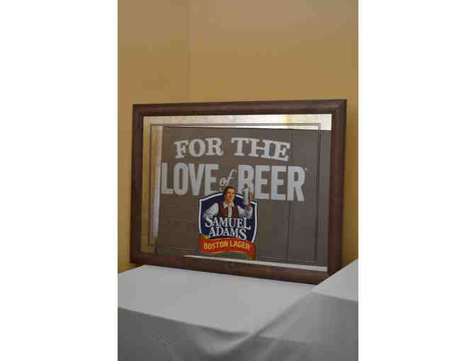 *RARE* Collectible 'For the Love of Beer' Sam Adams Bar Mirror 42 x 31