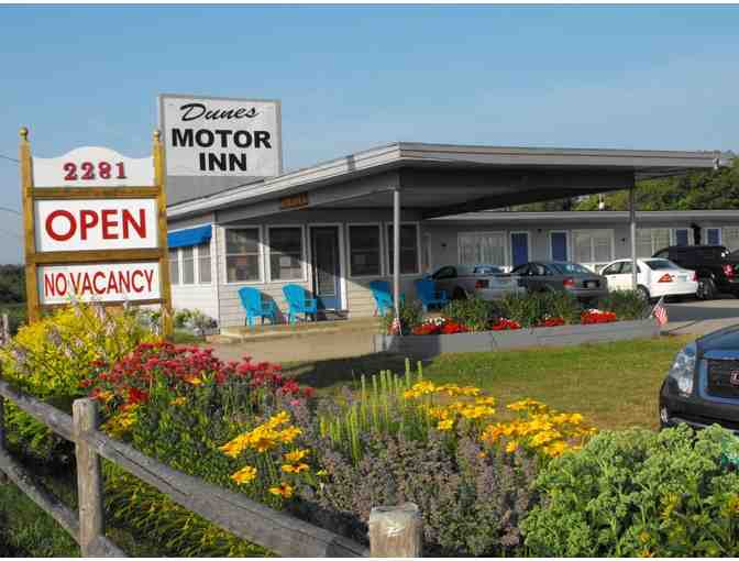 One night's stay at Dunes Motor Inn, Oceanfront Resort in Rye Beach, NH
