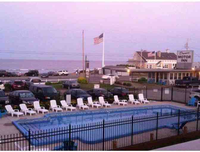 One night's stay at Dunes Motor Inn, Oceanfront Resort in Rye Beach, NH