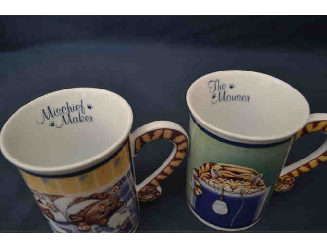 Assorted Gary Patterson Comical Cat Mugs