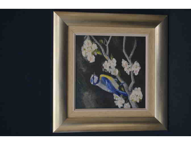 'Bird and Blossom' Oil Painting