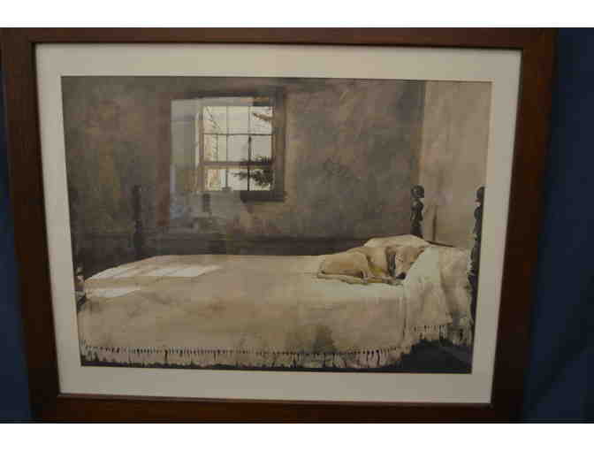Print of Andrew Wyeth's 'Master Bedroom'