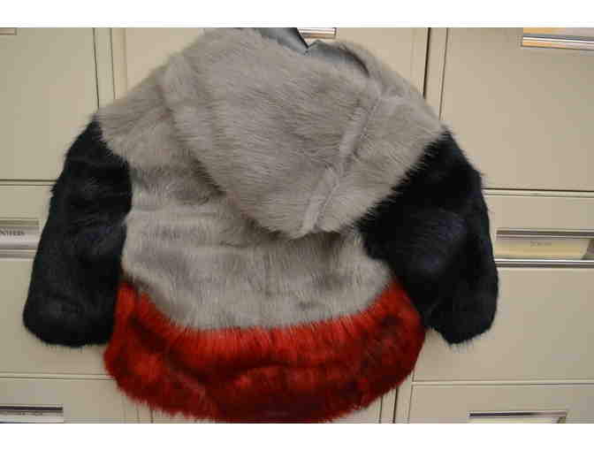 Children's Faux Fur Multi-Colored Coat - Photo 2