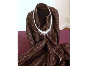 Lady's Calvin Klein Cashmere and Silk Shawl and Accessories
