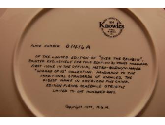 Lisa Brescia Autographed WICKED photo and MGM's WIZARD OF OZ Collectors' Plates