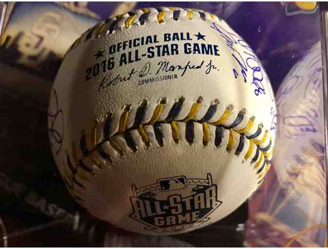 2016 All-Star Game Autographed Ball by American League All-Star Team