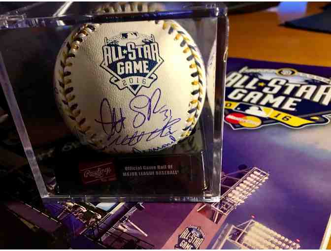 2016 All-Star Game Autographed Ball by American League All-Star Team