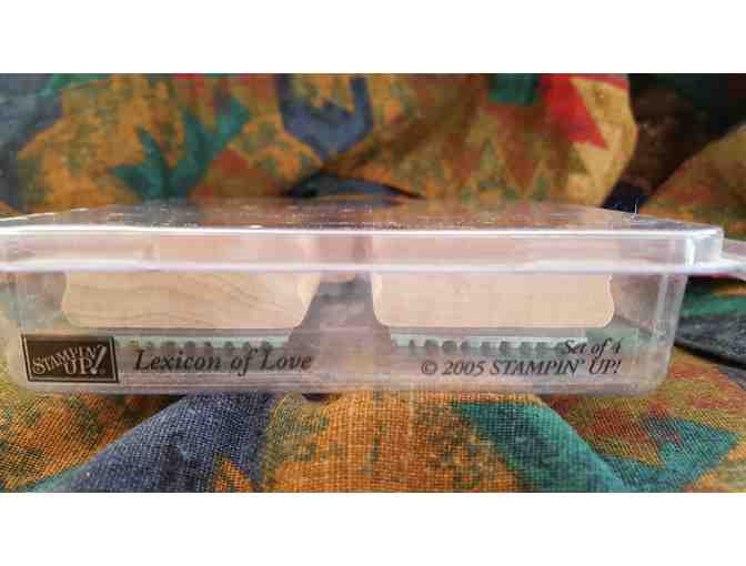 Stampin Up Set Lexicon of Love -2005