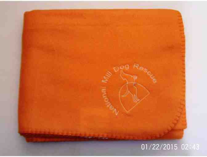 NMDR Fleece Blanket- Orange