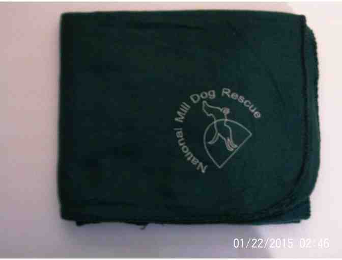 NMDR Fleece Blanket- Dark Green