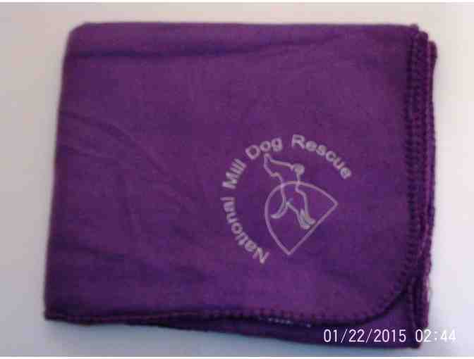 NMDR Fleece Blanket- Purple
