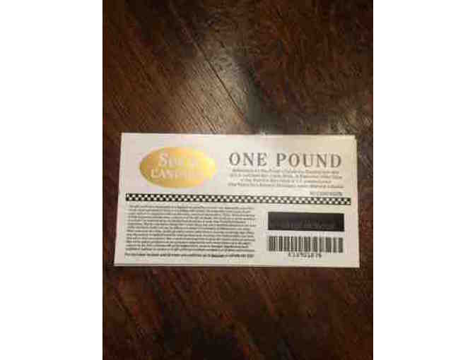 One-pound See's Candies Certificate