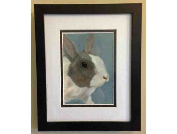 Framed Fine Art Print - 'Blue Bunny'