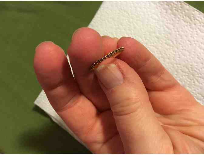 18K Gold Ruby Ring - Size 6 3/4