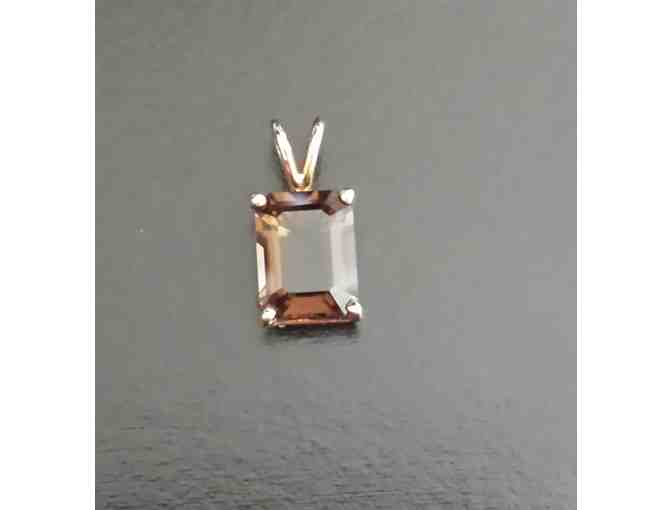 Smoky Topaz Pendant