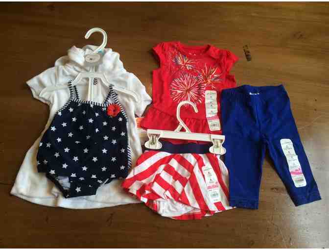 4th of July Baby Outfit Bundle size 6 Months!