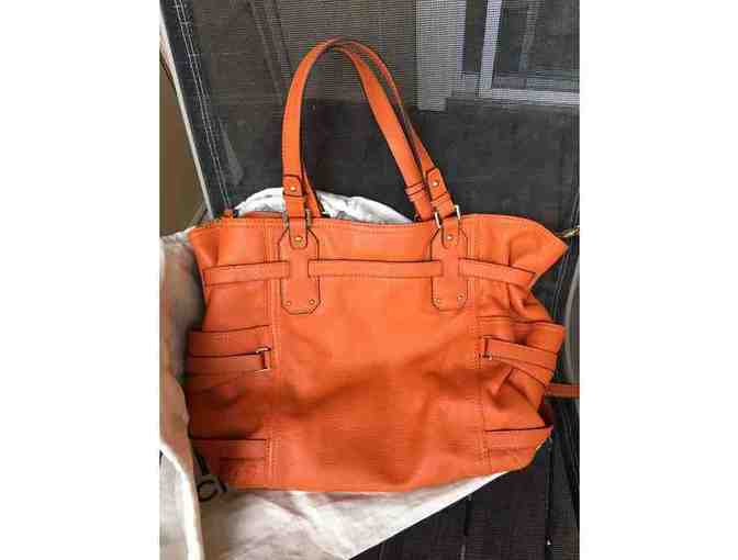 Michael Kors Gansevoort Leather Tote Bag Orange