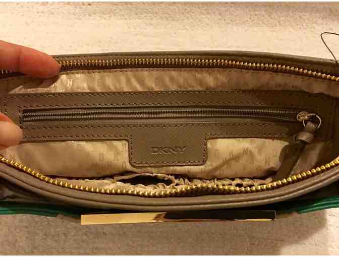 NEW DKNY Spring Tri-color Clutch Purse