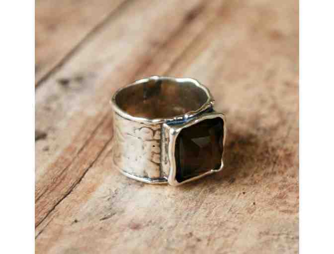 Brand New Smoky Quartz Sterling Silver Ring